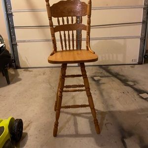 Antique Furniture high Stool chair